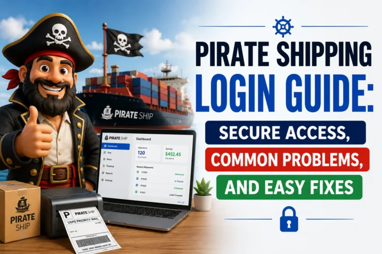 Pirate Shipping Login Guide: Secure Access, Common Problems, and Easy Fixes