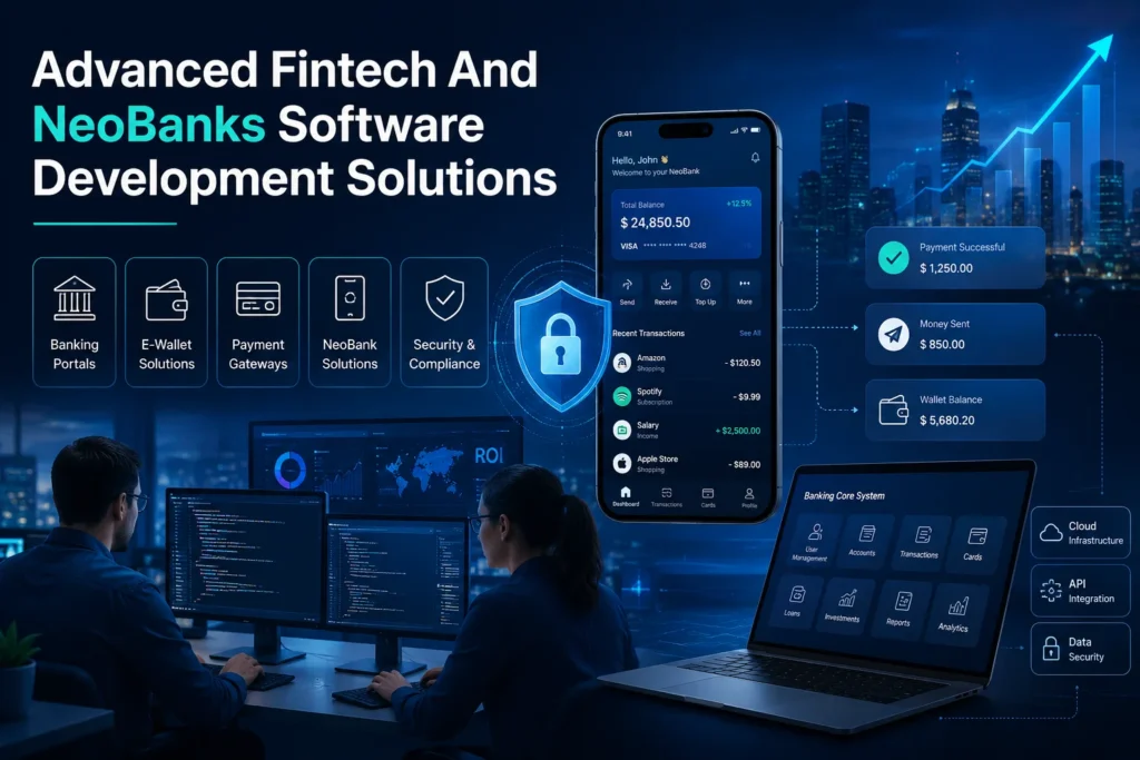 Advanced Fintech And NeoBanks Software Development Solutions